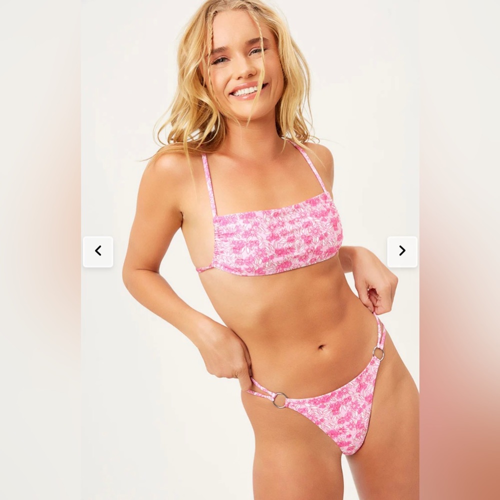 BNWT Frankie’s Bikinis Kailyn top and bottom set (both size M)